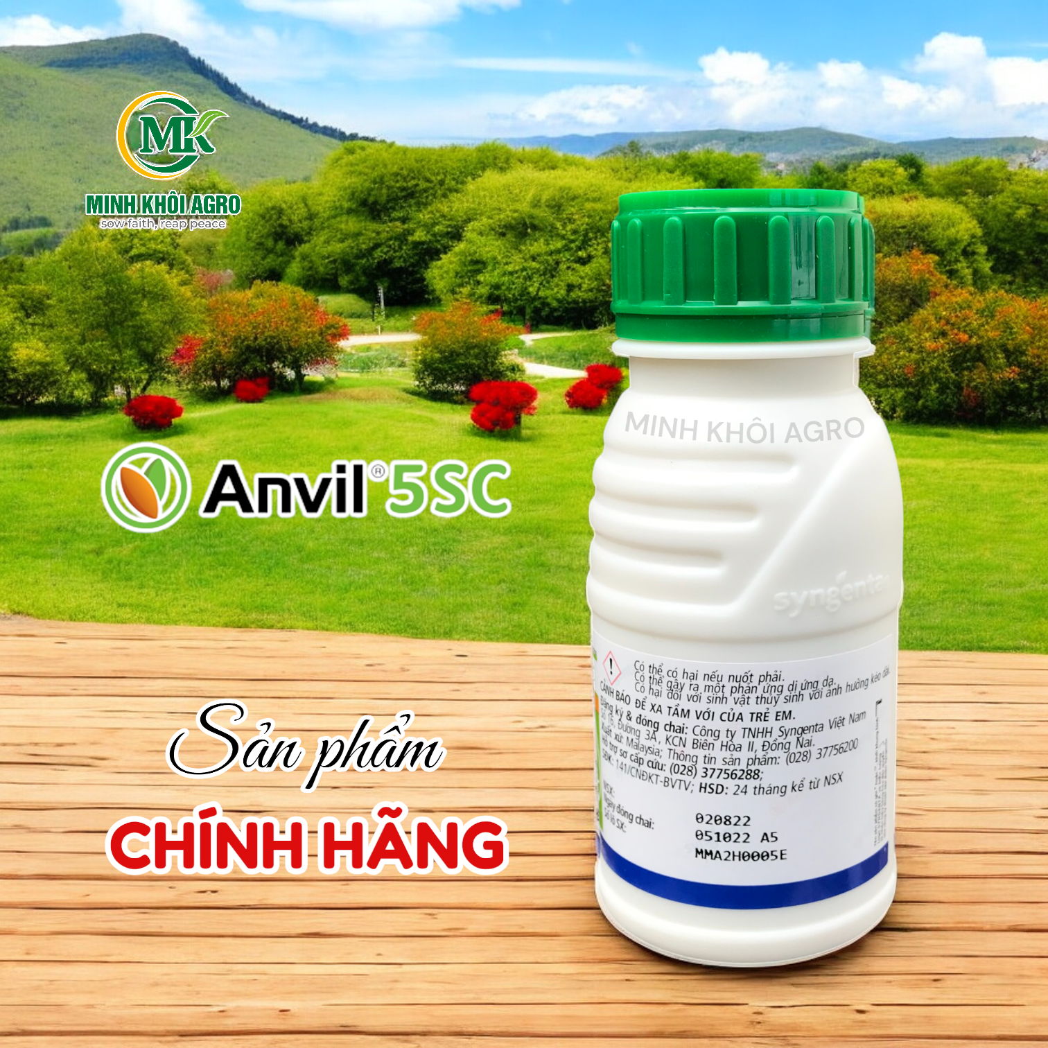 Thuốc trừ bệnh Anvil 5SC (chính hãng Syngenta) - Chai 250ml